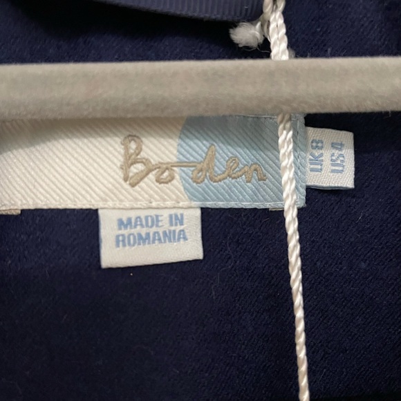 Boden navy blazer size 4 - Picture 4 of 5